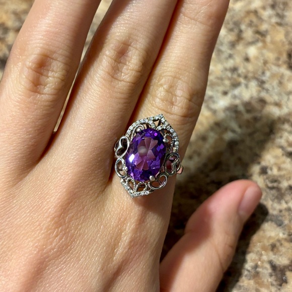 amethyst ring - Picture 6 of 6